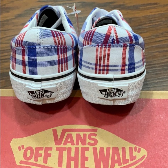 VANS ERA PLAID WHITE/TRUE WHITE wmns - Picture 4 of 16